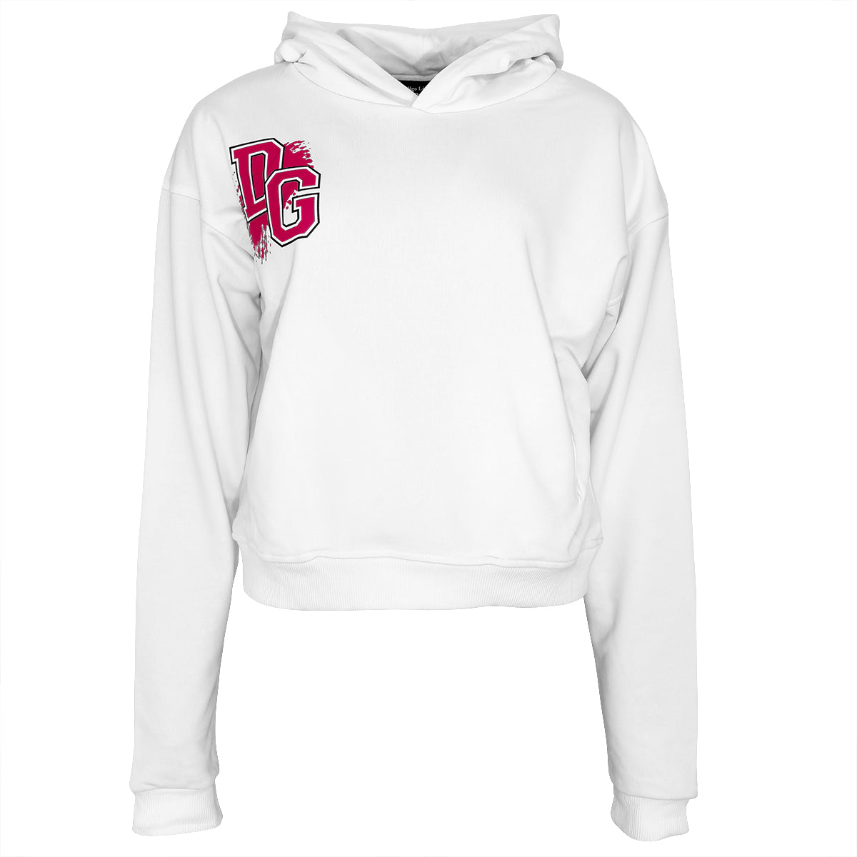 Smiley Hoodie Biela Žltá