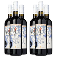 6 fliaš Villa Geissini, Giona Primitivo Puglia, RED IGT, 0,75 l, 14 % obj.,