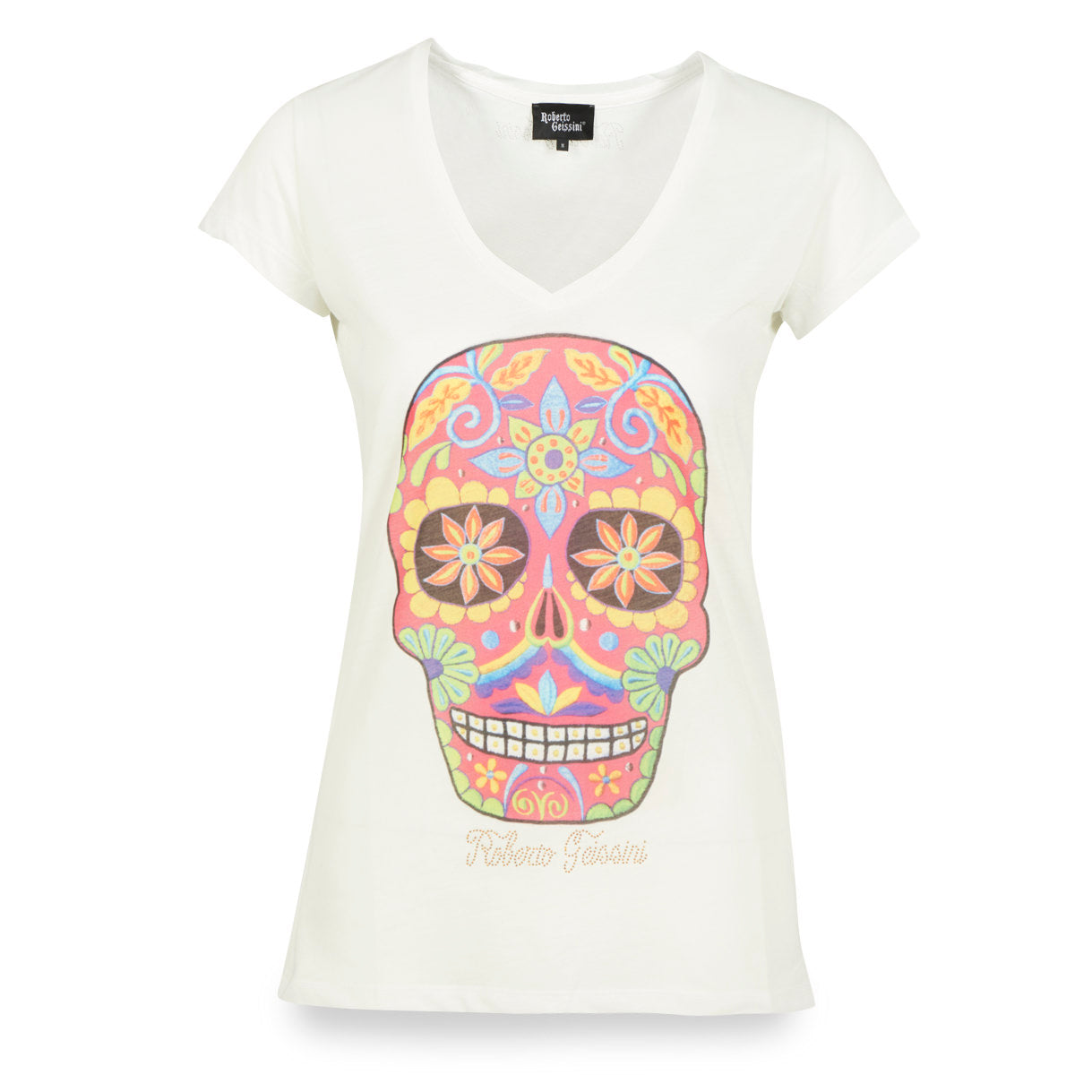 Bunter Totenkopf T-Shirt