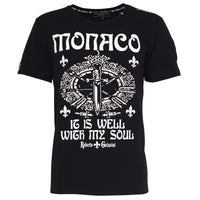 Čierne tričko Monaco
