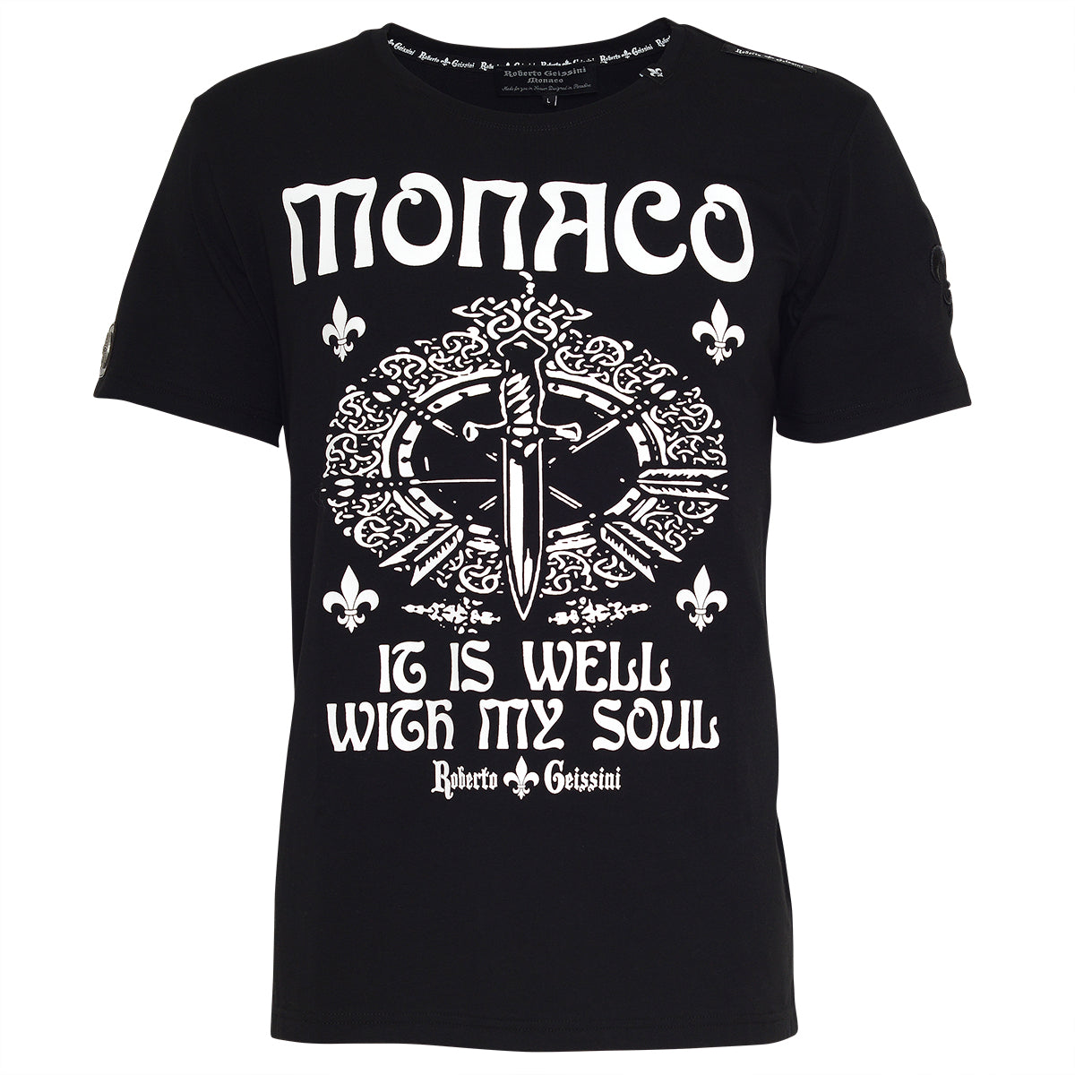 Čierne tričko Monaco