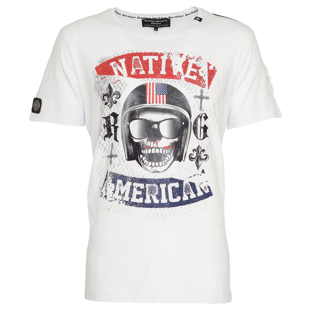 American Skull T-Shirt Weiß