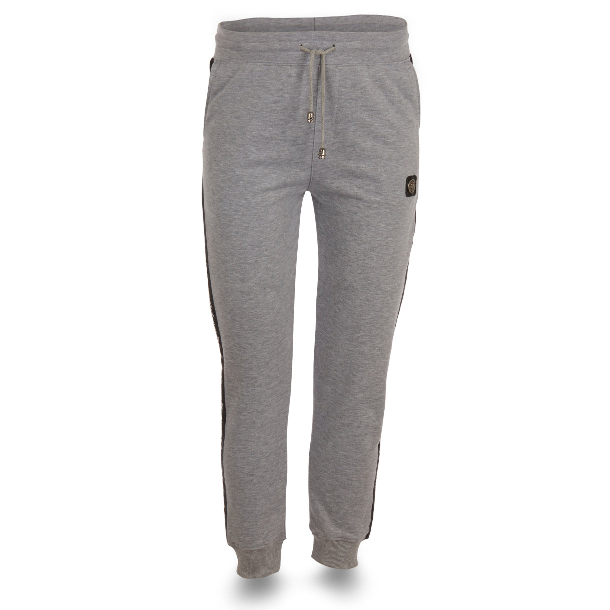 Základné joggingové nohavice sivej farby