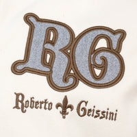 Kvetinová vysokoškolská bunda sivá