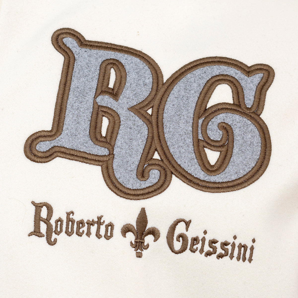 Kvetinová vysokoškolská bunda sivá