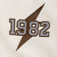 Kvetinová vysokoškolská bunda sivá