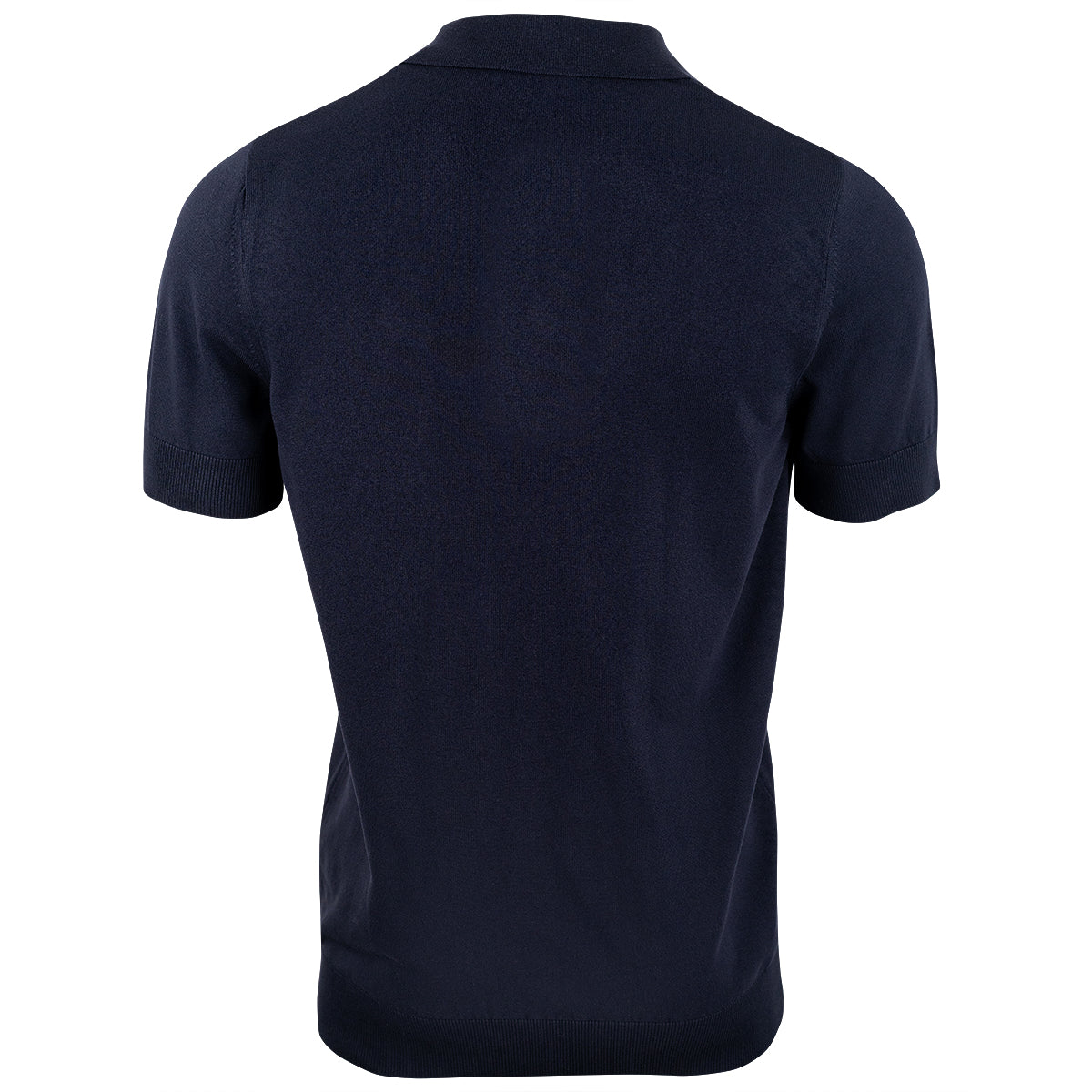 Luxusné pletené polo tmavomodré