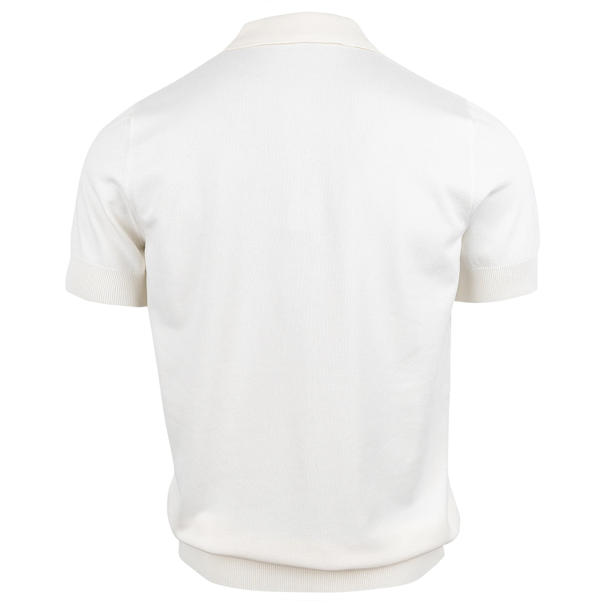 Luxusné pletené polo biele