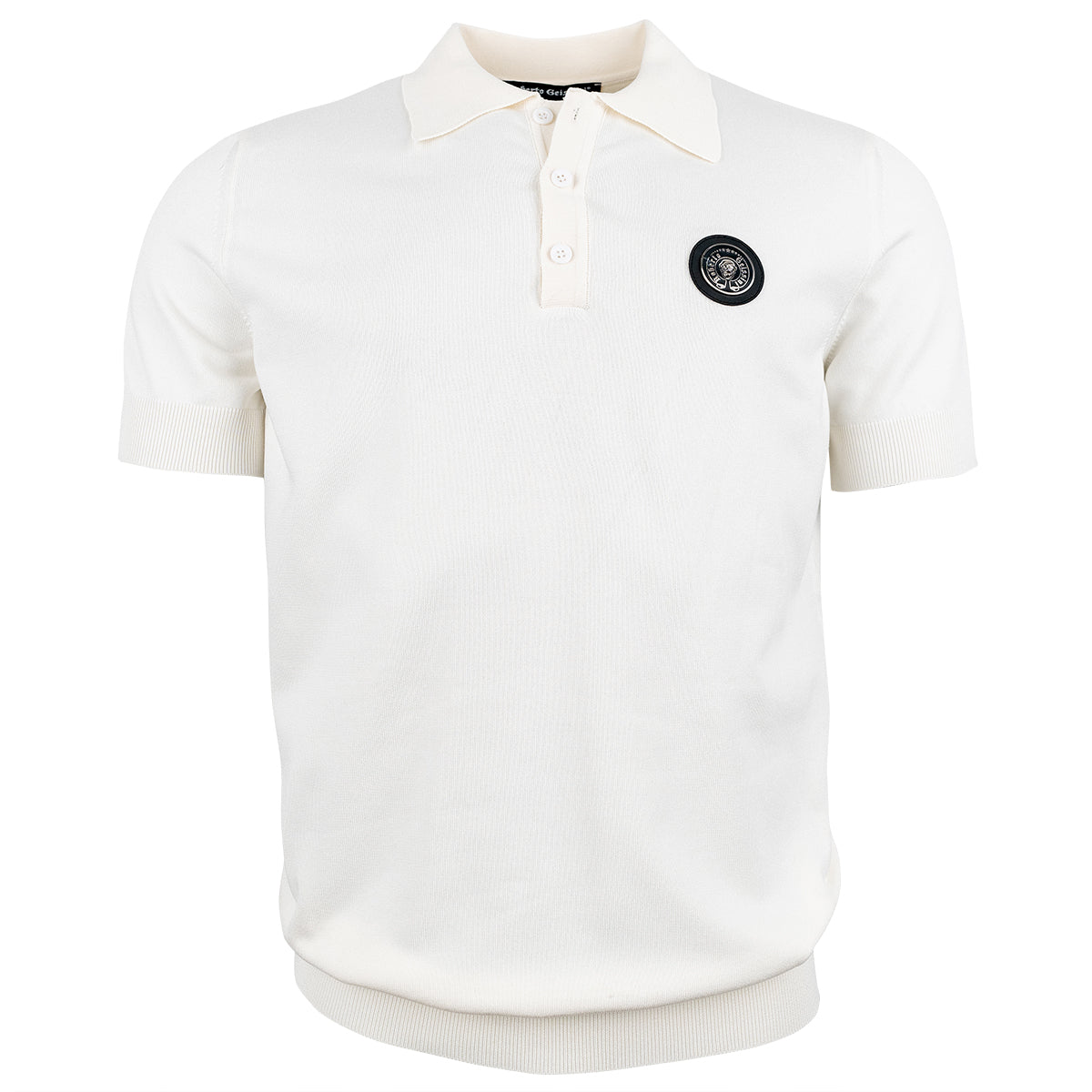 Luxusné pletené polo biele