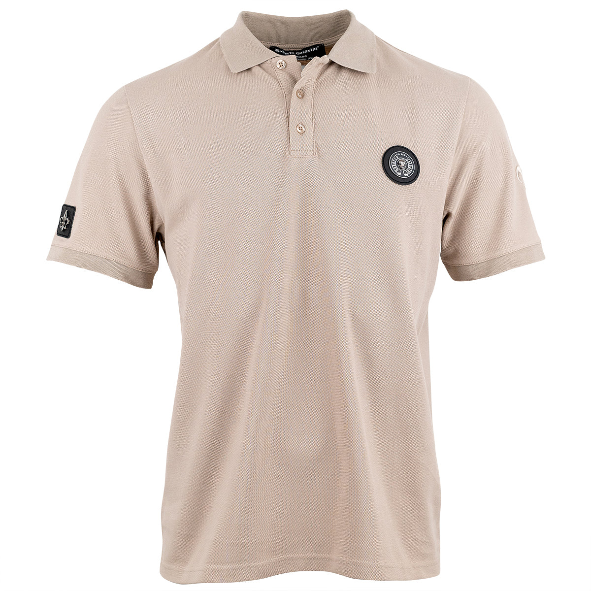 Skull Stitch Polo béžová