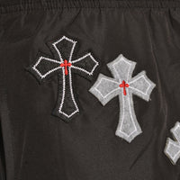 Prekrížené plavky čierne