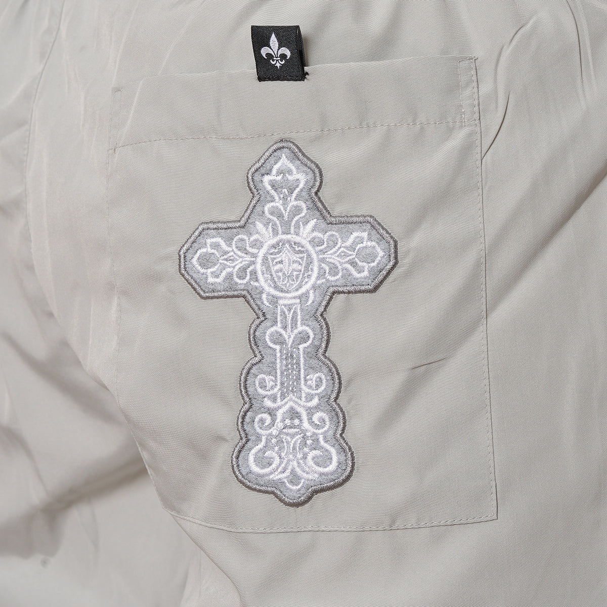 Prekrížené plavky šedé