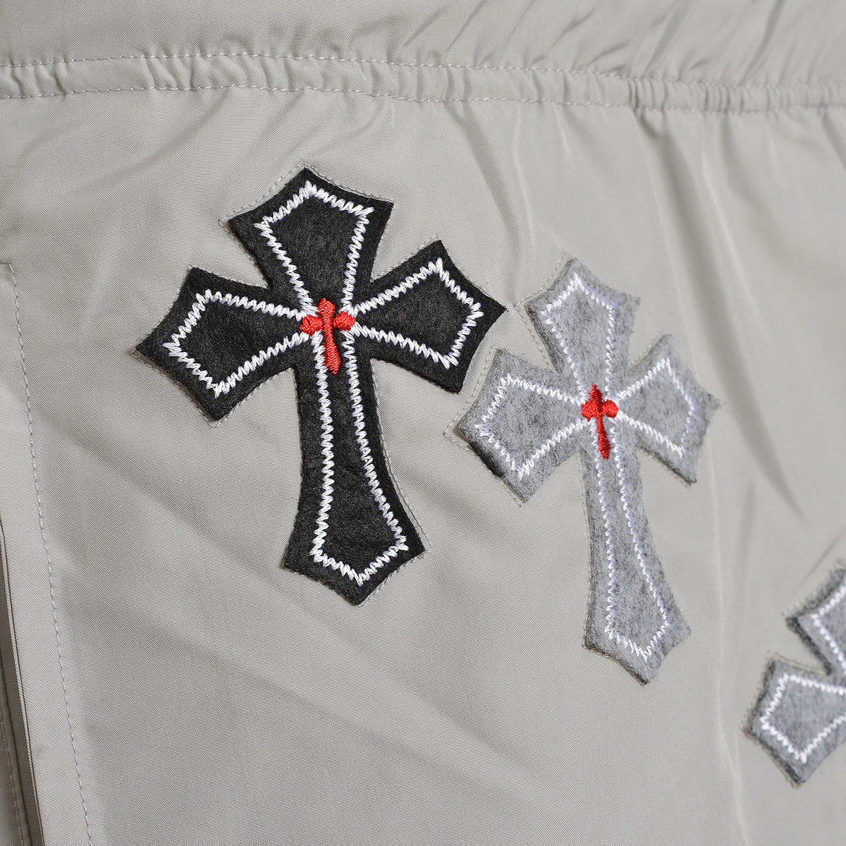 Prekrížené plavky šedé