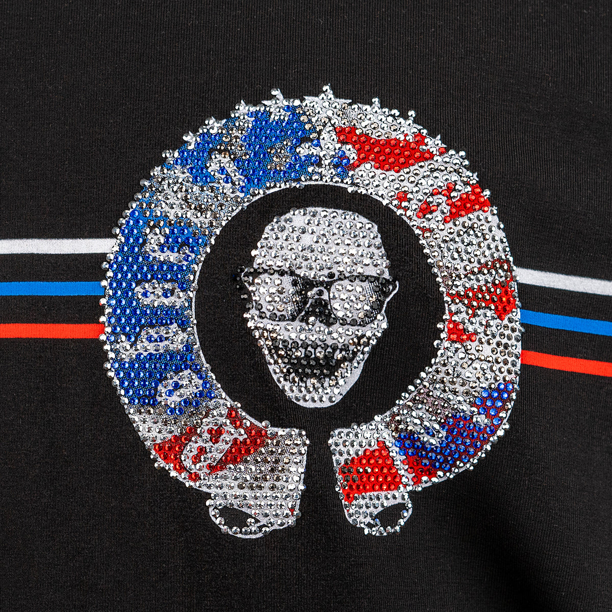 Francúzske tričko čiernej farby