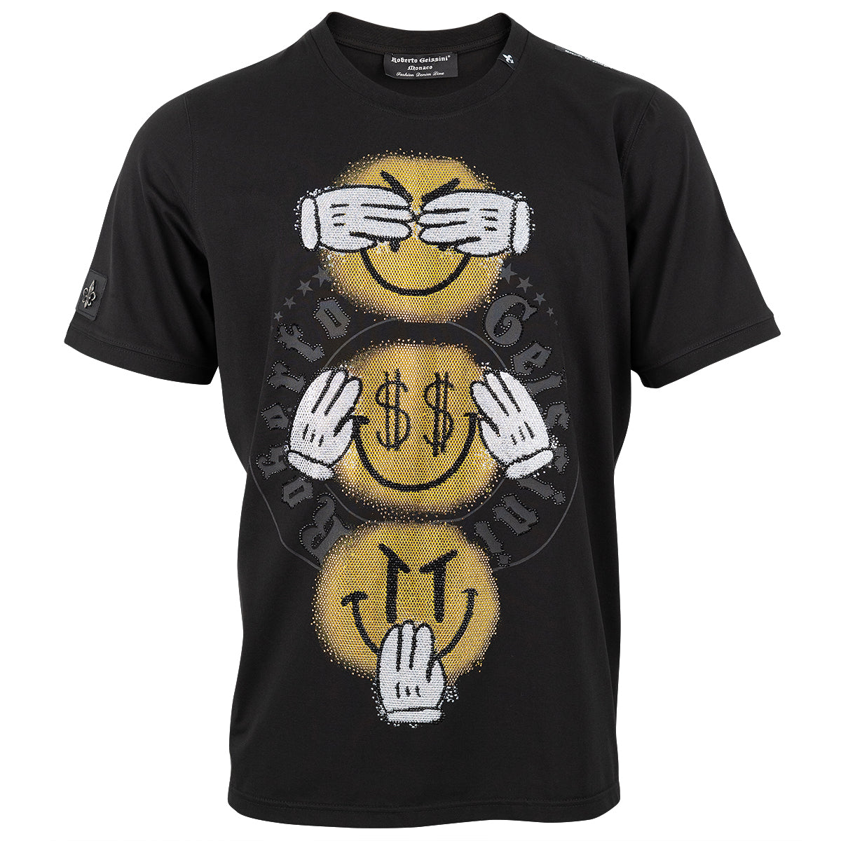 Čierne tričko Smile