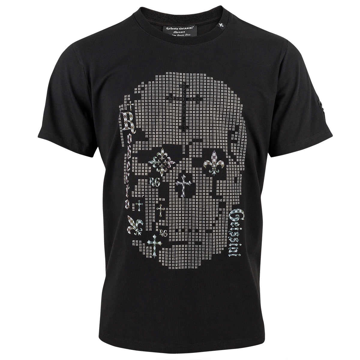 Skull Mirror T-Shirt Schwarz