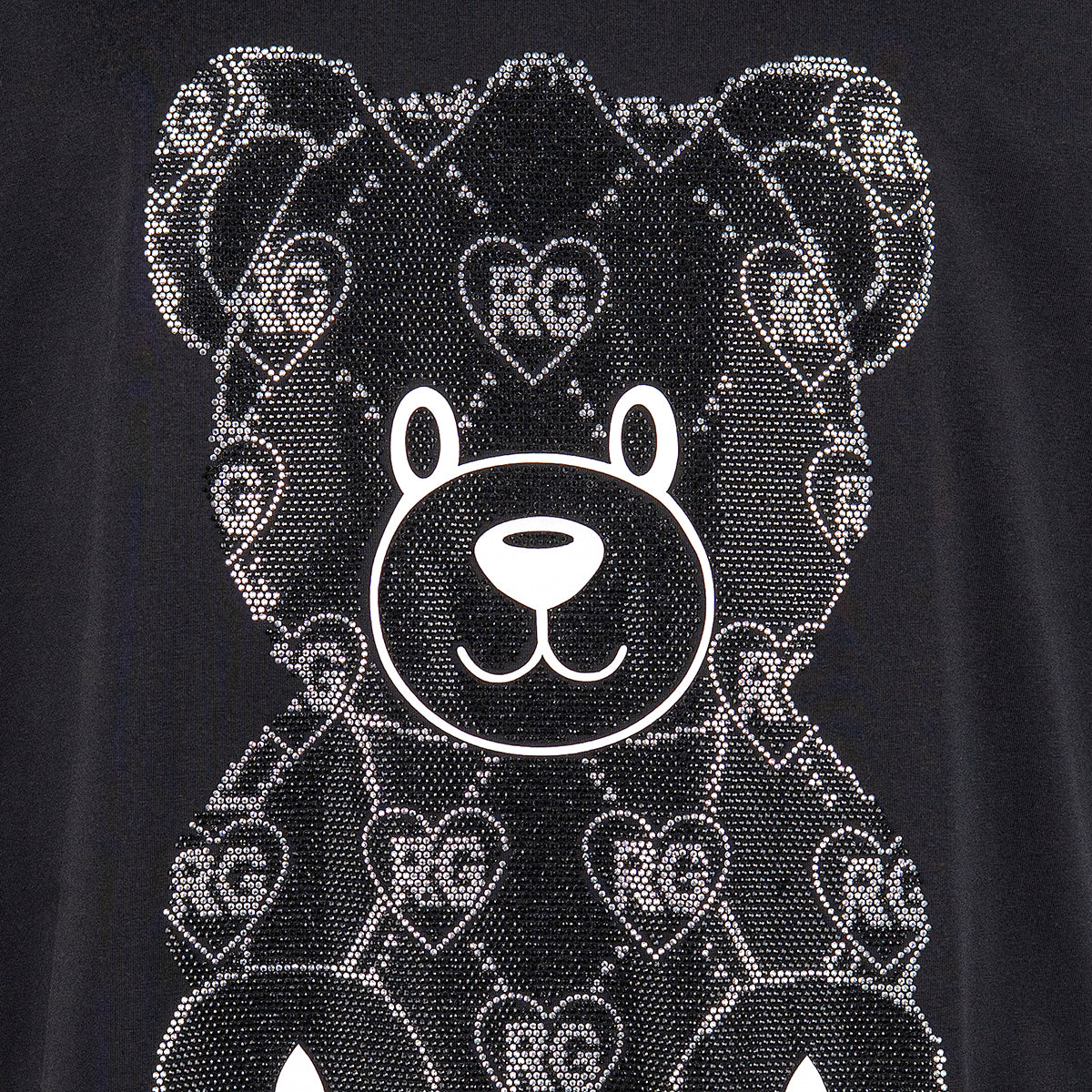 Happy Bear T-Shirt Schwarz