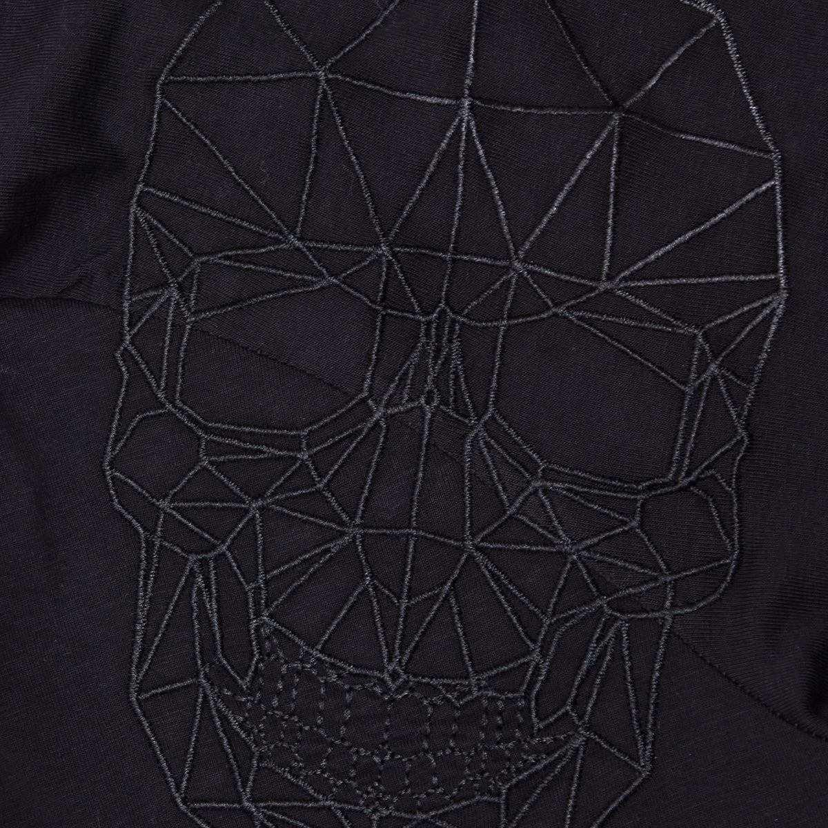 Čierne tričko Invisible Skull