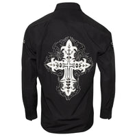 Pánska košeľa PATCHES čierna