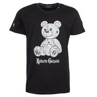 Medvedí tričko čierne