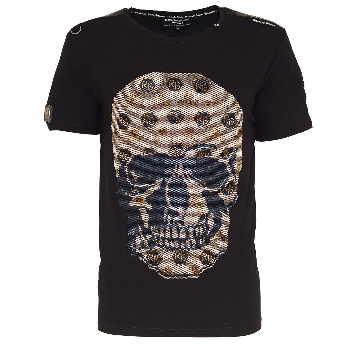 Celoplošné tričko Skull Unisex čierne