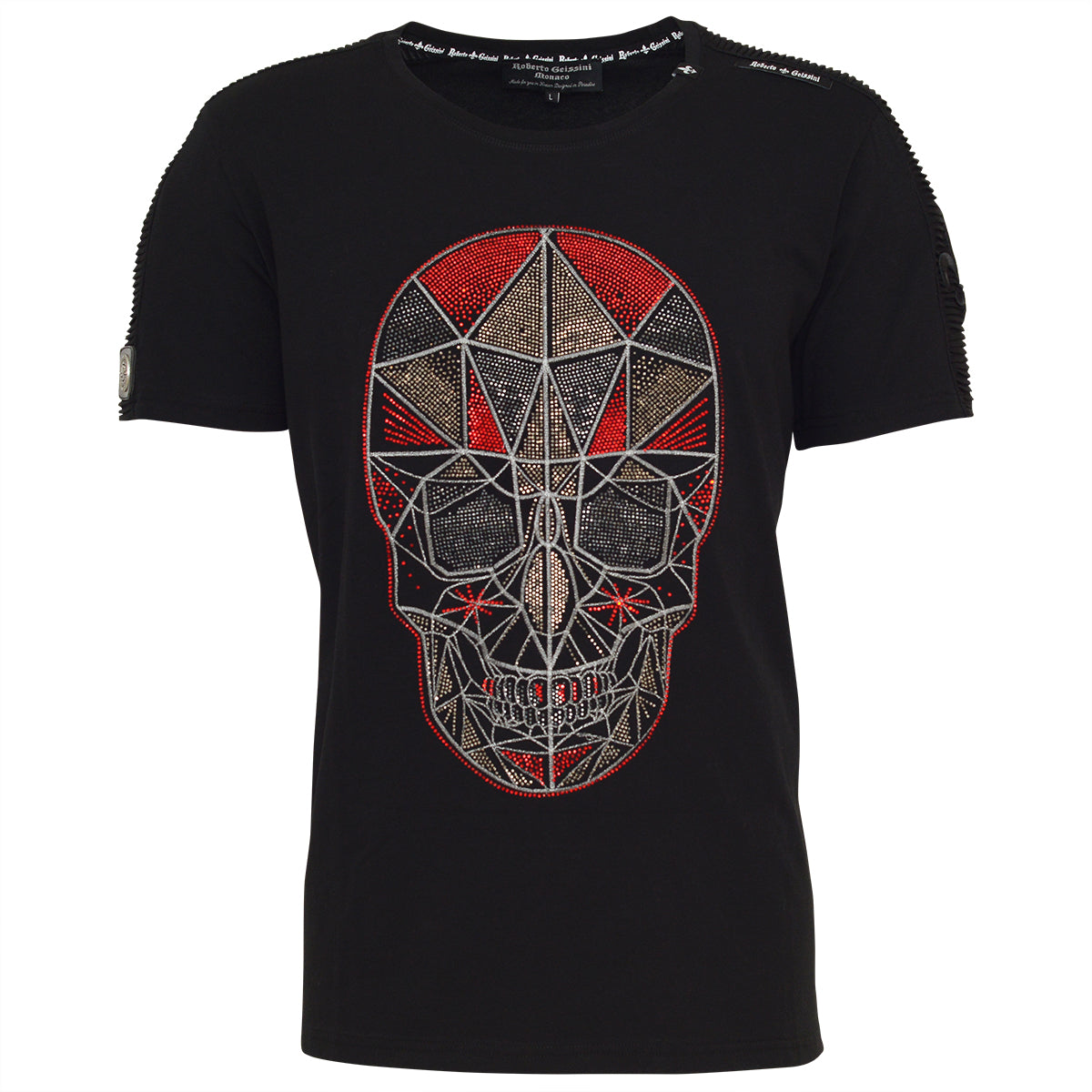 Red Pyramide T-Shirt Schwarz