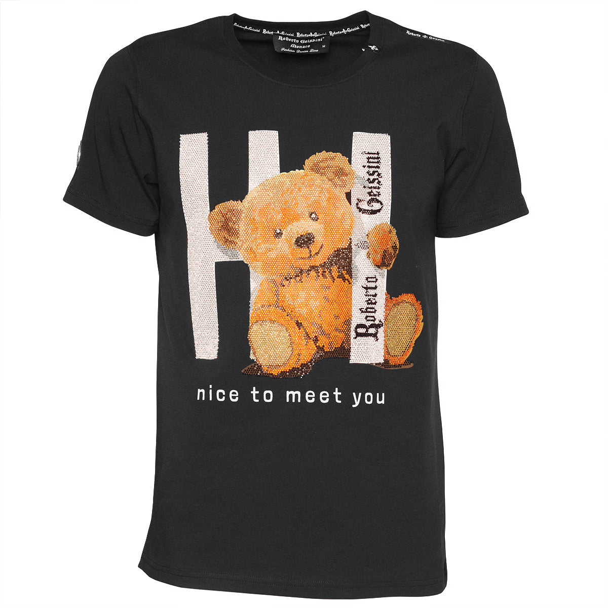 Rád ťa spoznávam Tričko Čierne Unisex