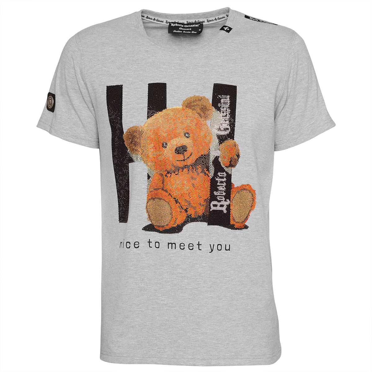 Rada ťa spoznávam Tričko Šedé Unisex