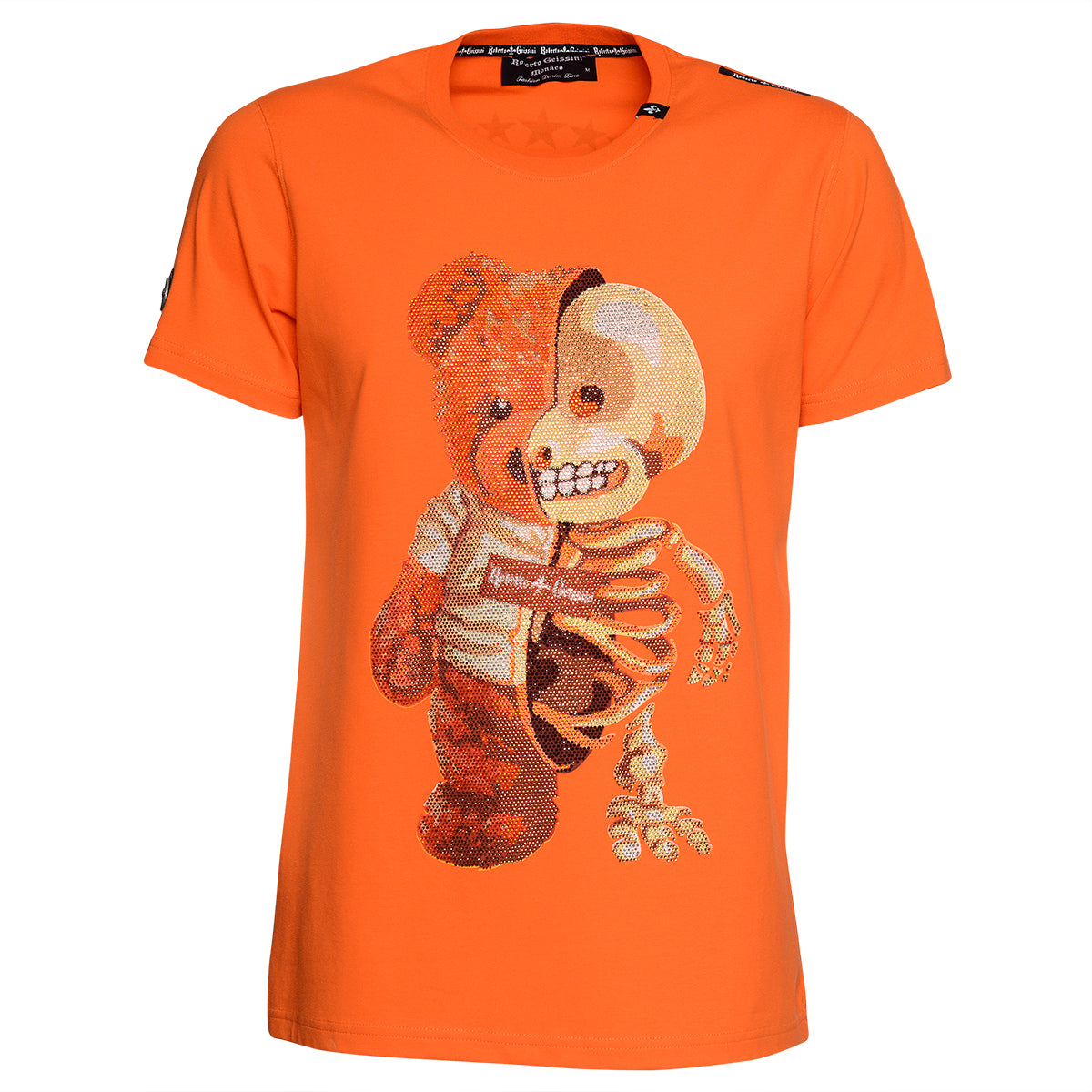 Tričko Half Bear Orange Unisex