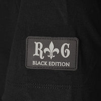 Luxusné tričko čiernej farby