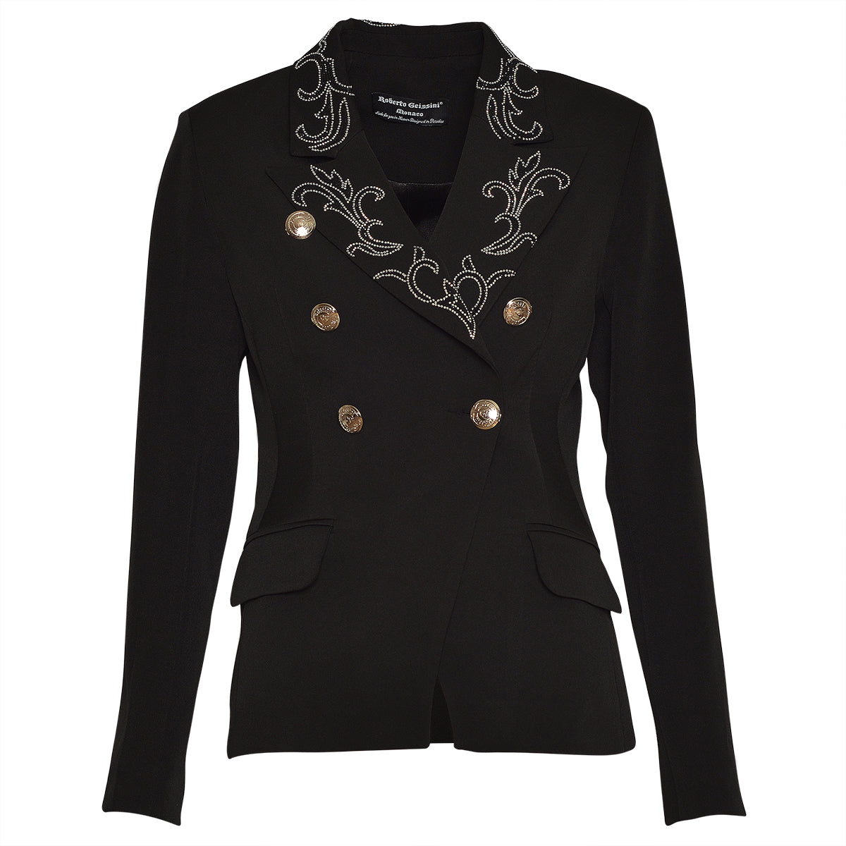 Lily Ornament Blazer Black