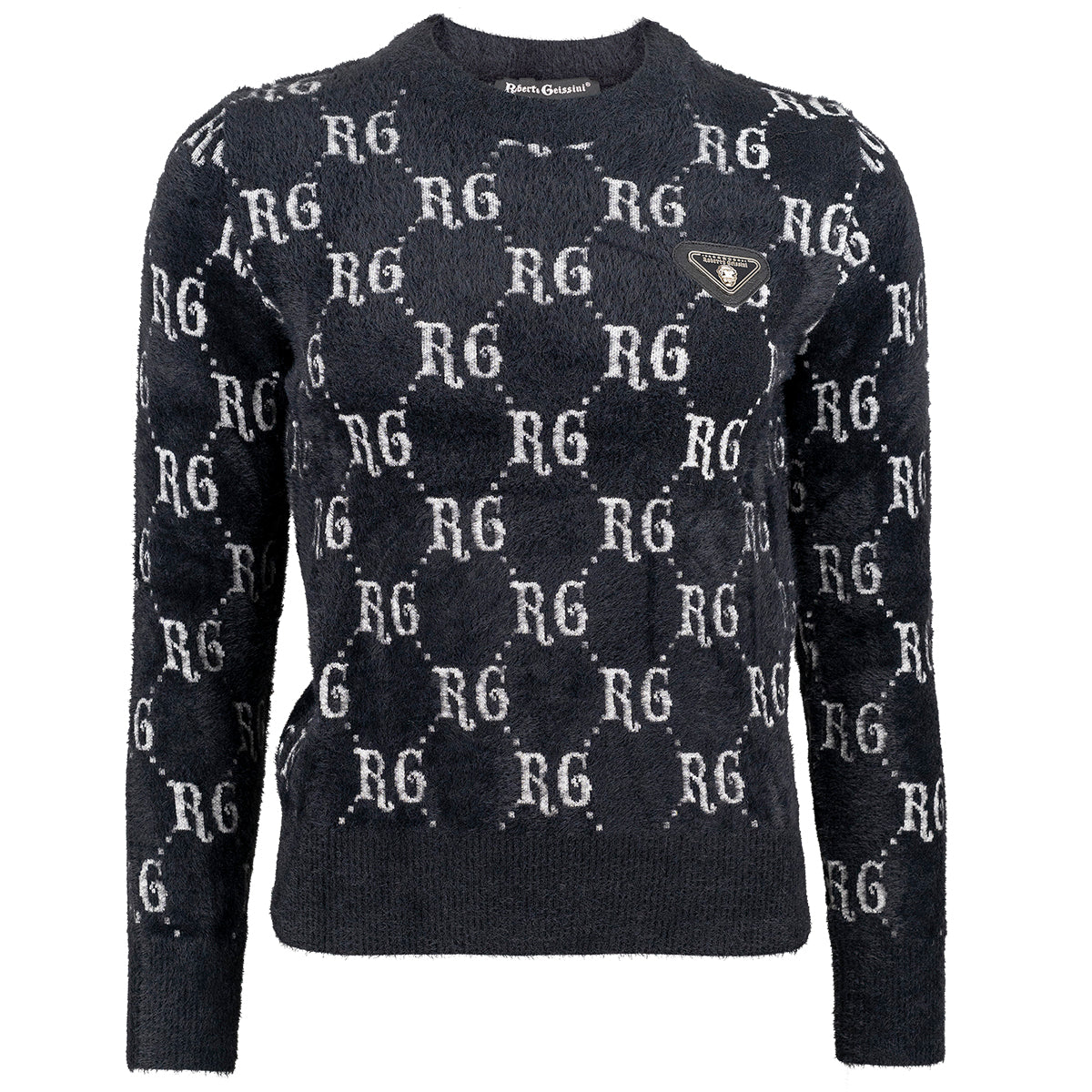 Luxusný fleecový pletený sveter