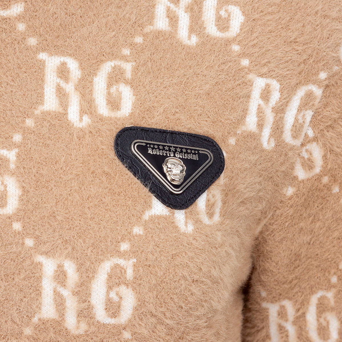 Luxusný fleecový pletený sveter