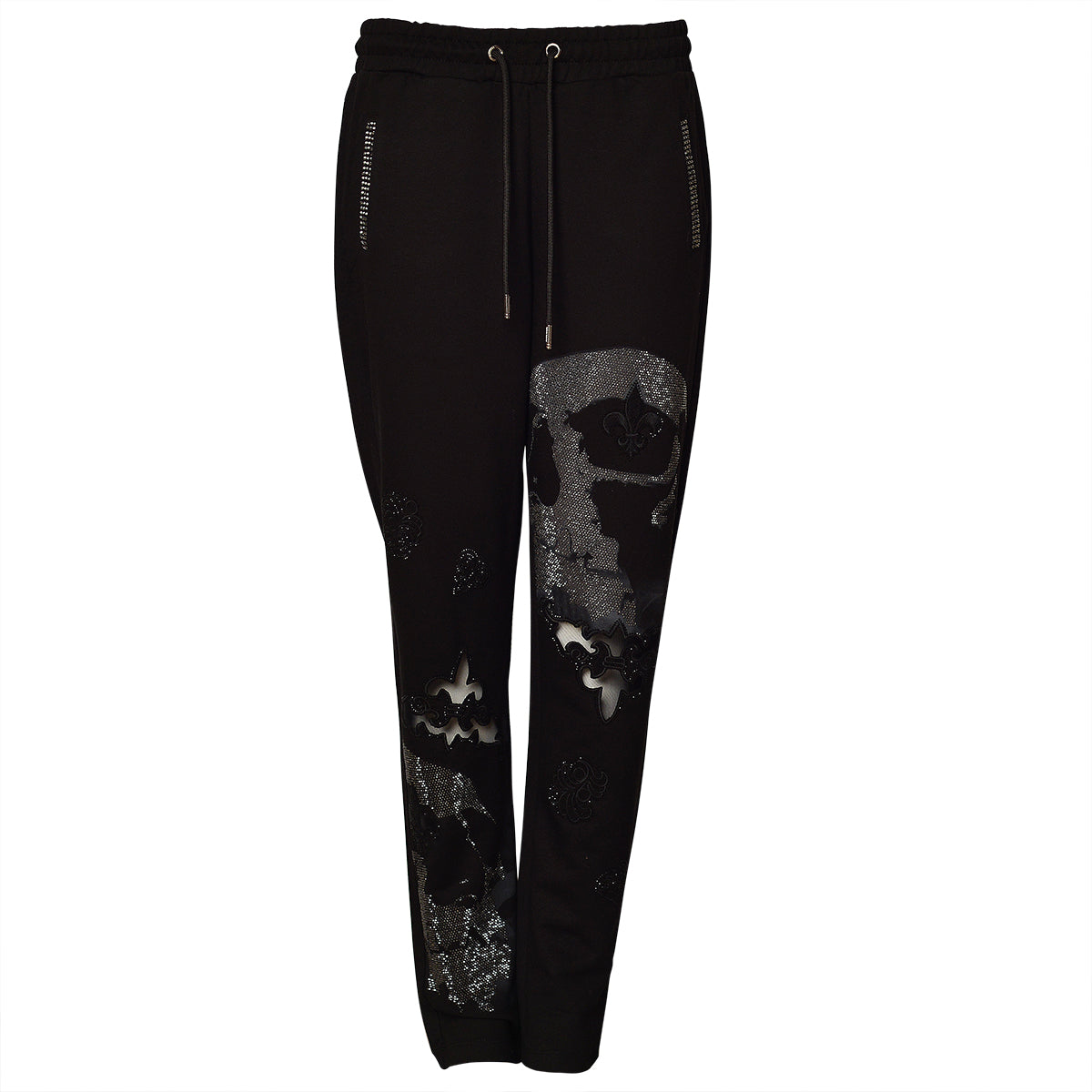 Tepláky Skull Deluxe čierne
