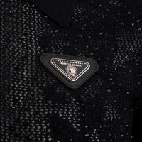 Beauty Strick Kurzarm Pulli Schwarz