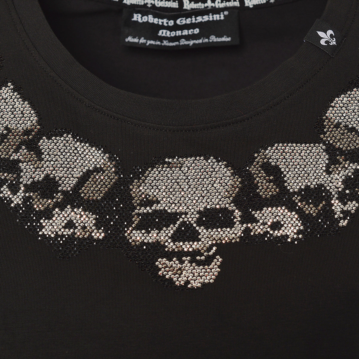 Tričko Skulls čierne
