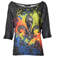 Grafitti Lily tričko čierne