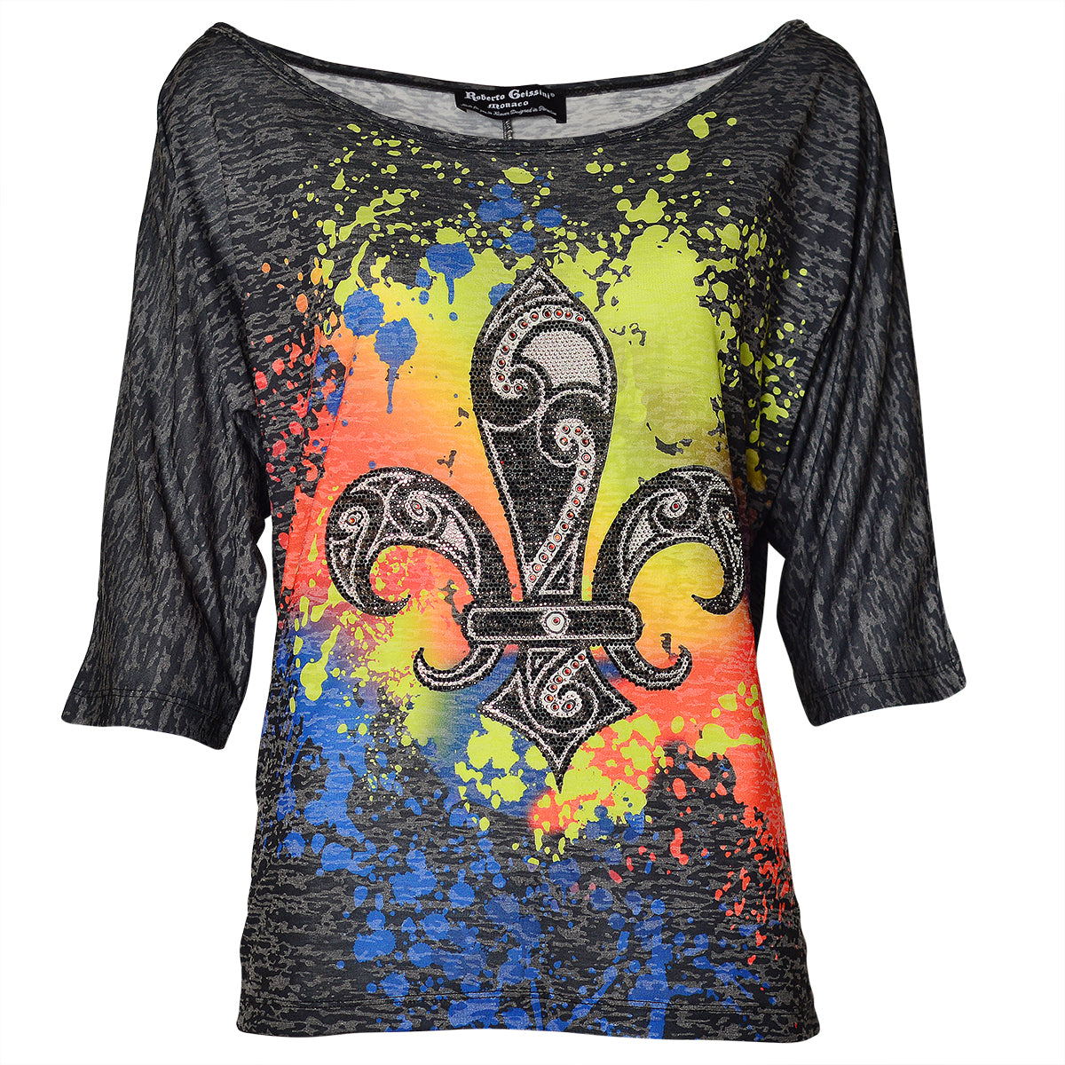 Grafitti Lily tričko čierne