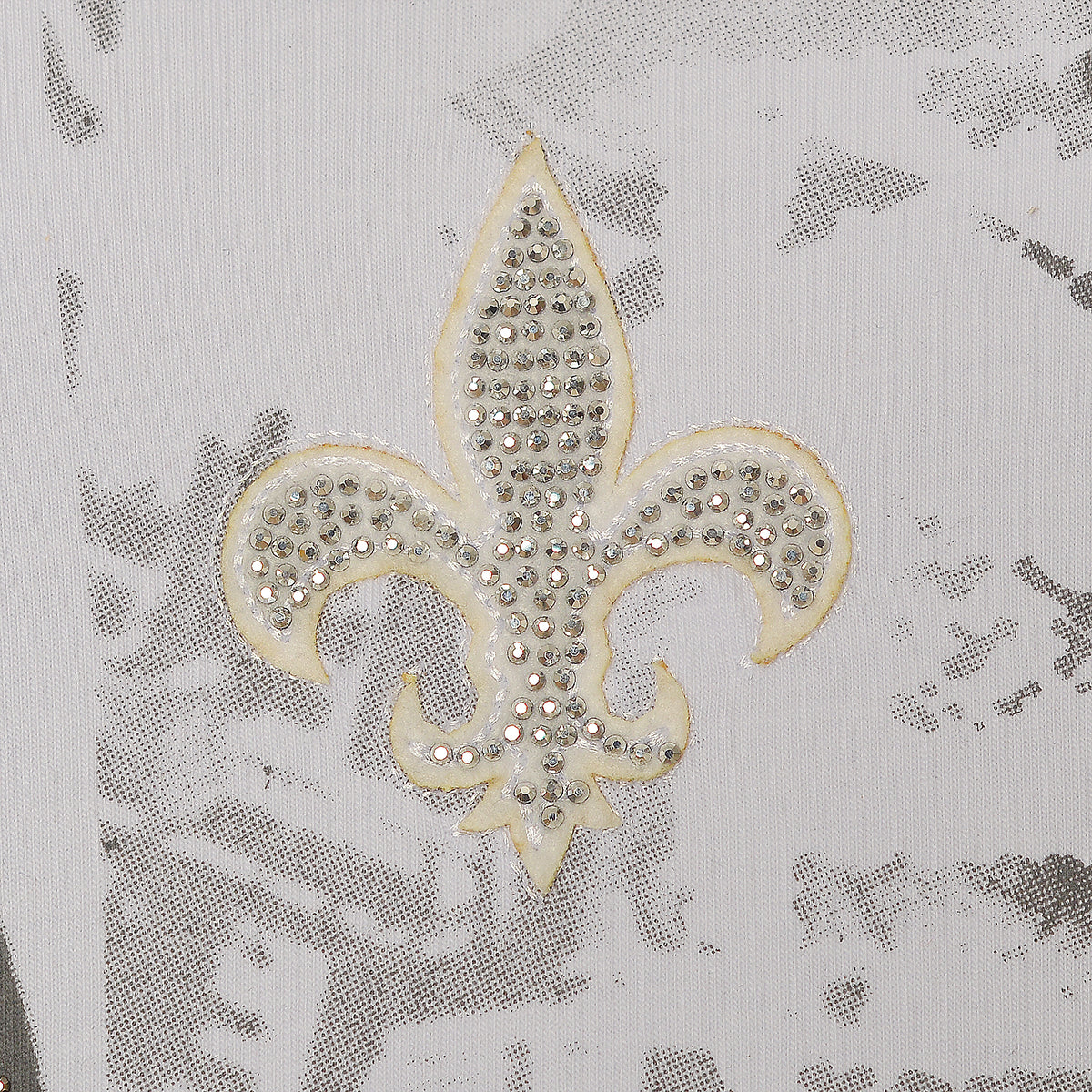 Biele tričko Half Skull