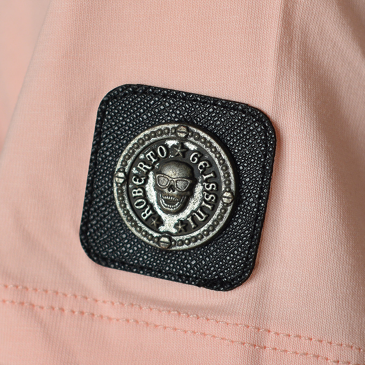 Ružové tričko Half Skull