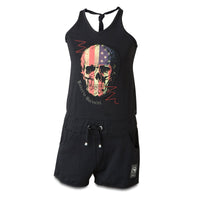 Skull Jumpsuit Shorts
