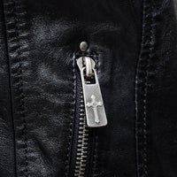 Kožená bunda Dara čierna