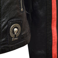 Kožená bunda Dara čierna