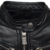 Kožená bunda Dara čierna