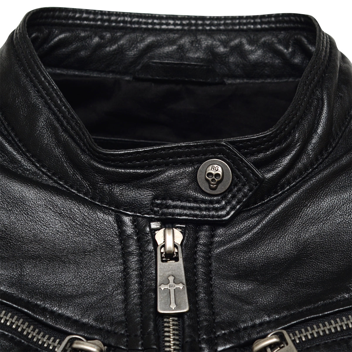 Kožená bunda Dara čierna