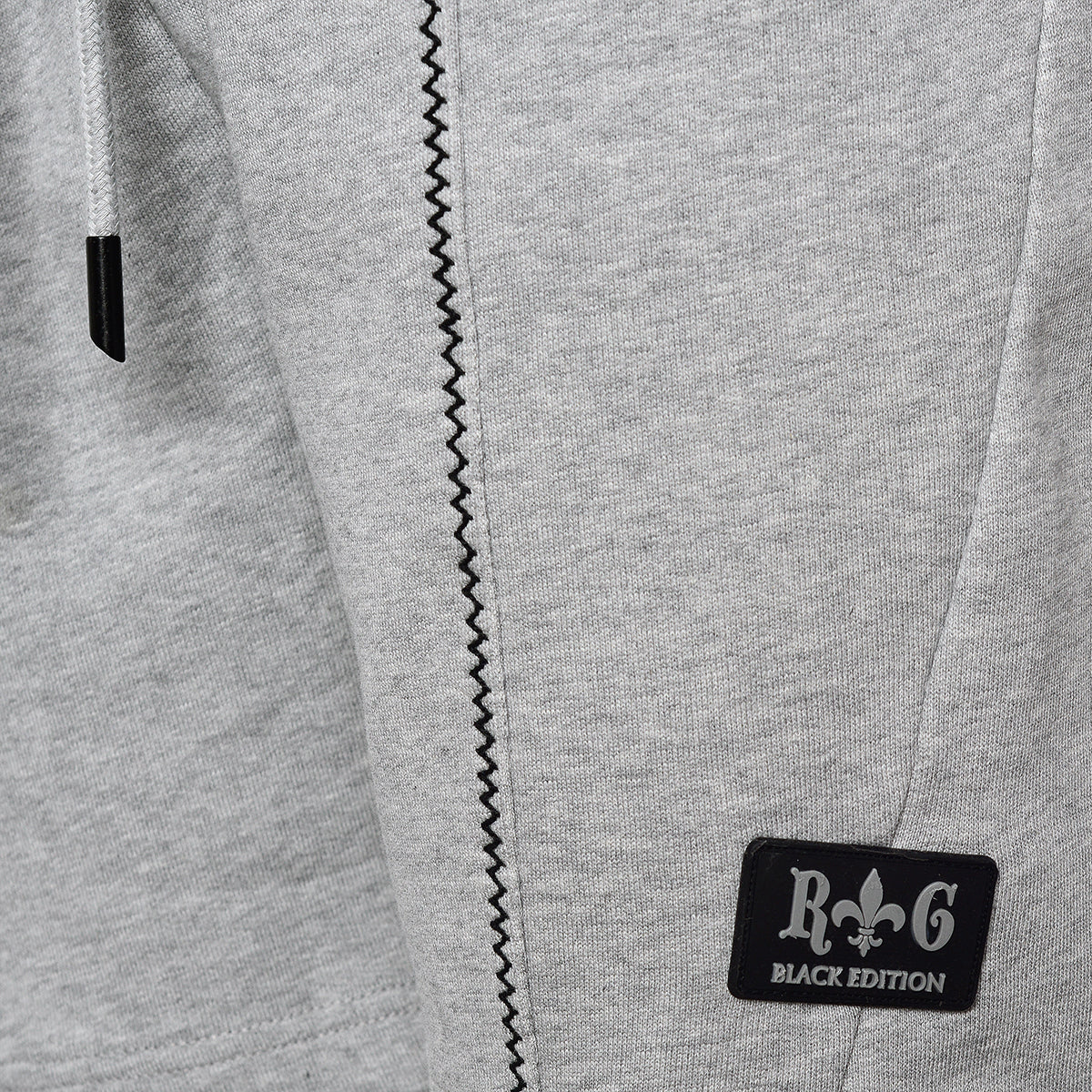 Šortky z čiernej edície sivá