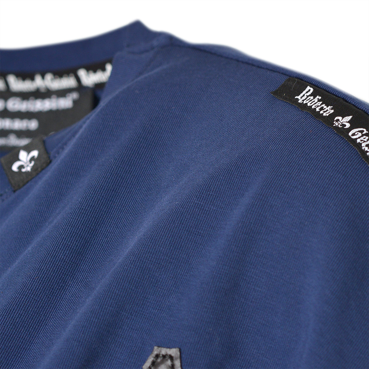 Tmavo modré tričko Cross-Wings