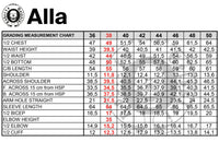 Kožená bunda Alla čierna biela