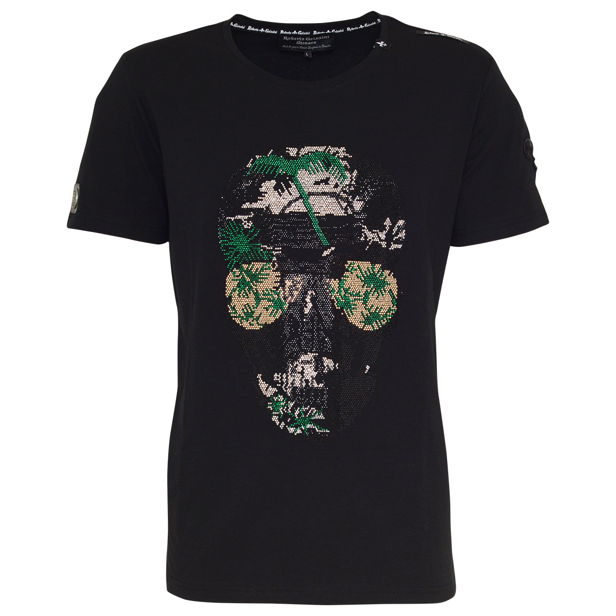 Tričko Skull Hawaii Black Unisex