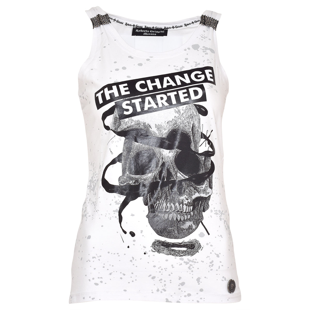 Skull The Change Top Biela